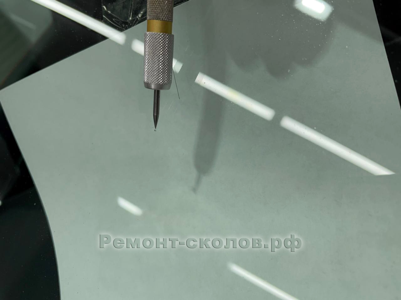 Mercedes SLS AMG 63 ремонт скола в ЮЗАО