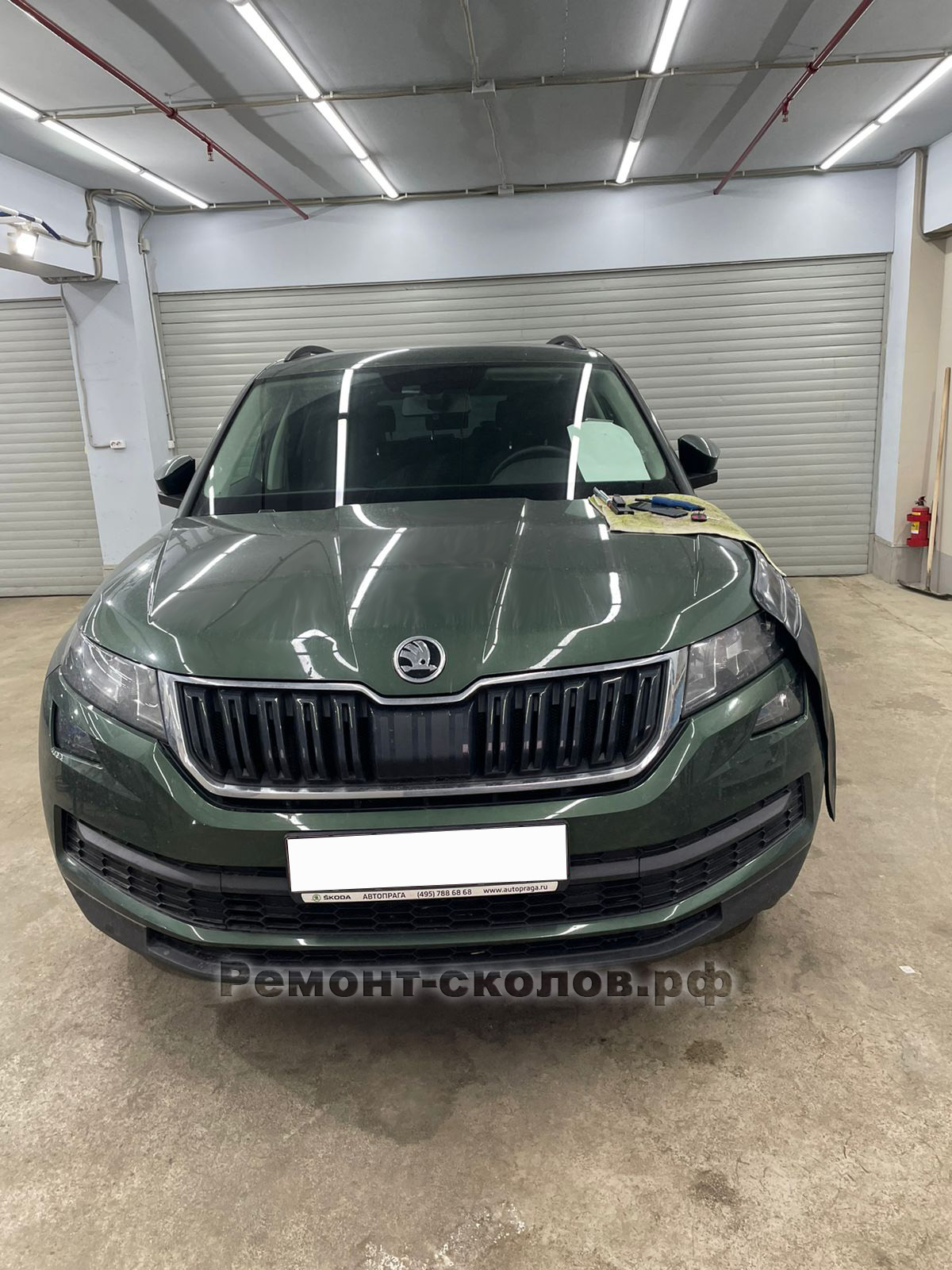 Skoda ремонт лобового стекла в ЮЗАО